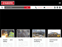 Tablet Screenshot of okeefe.co.uk